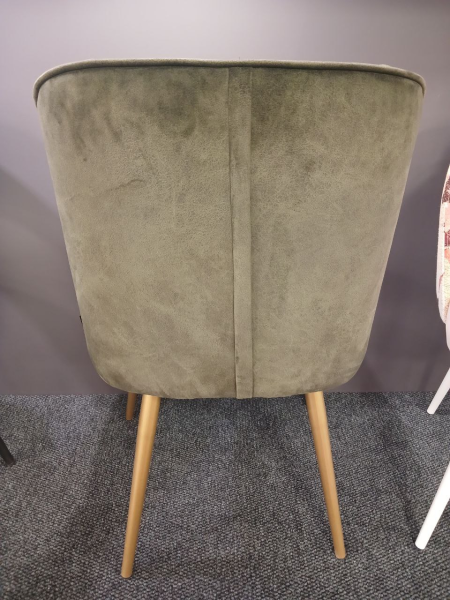 Стул кухонный "Леон"поворотный (ARBEN KENGOO OLIVE / ЗОЛОТОЕ МАТОВОЕ. Размер  850 мм* 430 мм * 500 мм)