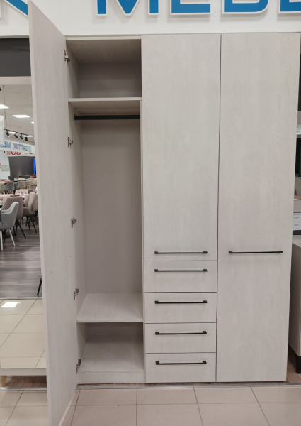 Шкаф "Премиум" Шелковый камень. 4500*530*2350