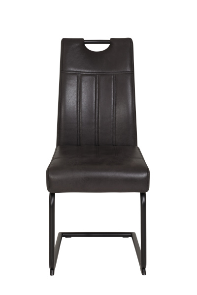 Cтул кухонный "Betty S" балансирующий (Цвет АНТРАЦИТ 46 / ЧЁРНЫЙ, Размер 430 мм * 990 мм * 610 мм)