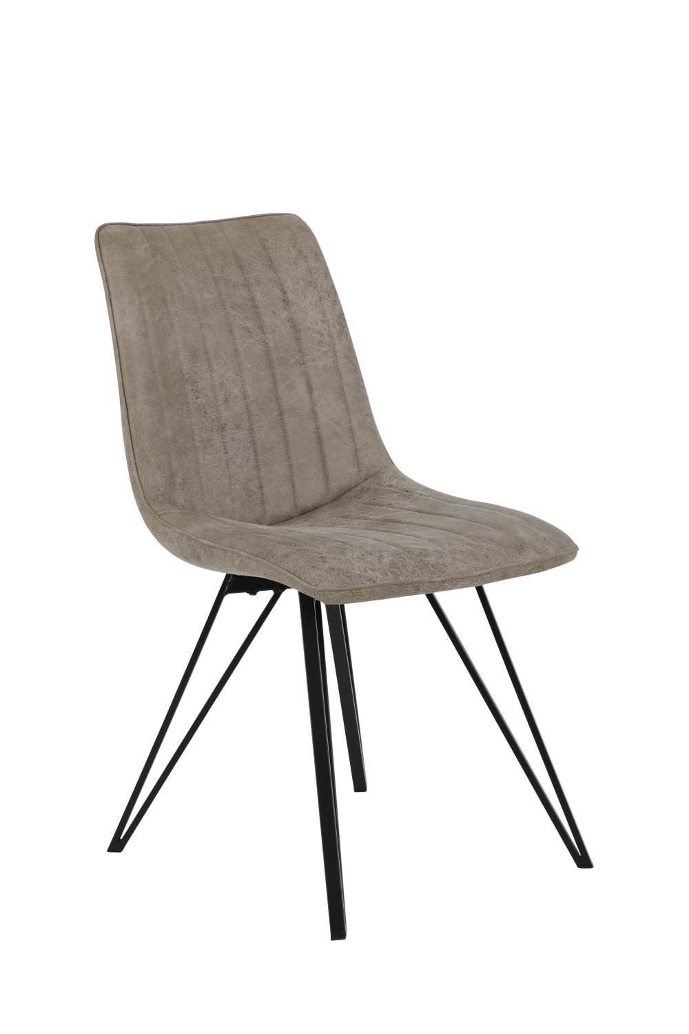 Стул кухонный "Marie S"  (Цвет БЕЖЕВЫЙ 70 / ЧЁРНЫЙ, Артикул  920573 70, Размер 460 мм * 620 мм * 870 мм)