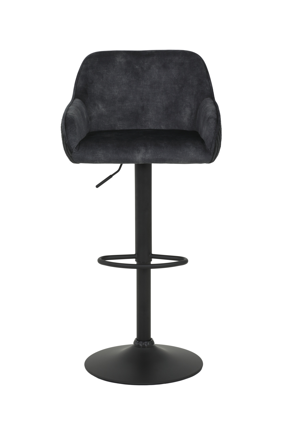 Стул барный Dollie H вращающийся (Цвет АНТРАЦИТ 46/28 / ЧЁРНЫЙ, Артикул 920926 46/28, Размер 510 мм * 890-1100 мм *530 мм)