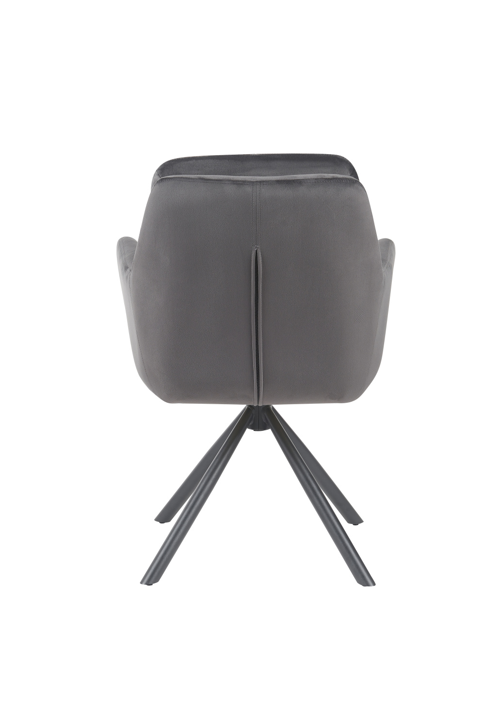 Кресло PARMA с вращением 360 градусов (ТЕМНО-СЕРЫЙ / ЧЕРНЫЙ. Ш 630 * Г 700 * В 910 мм )