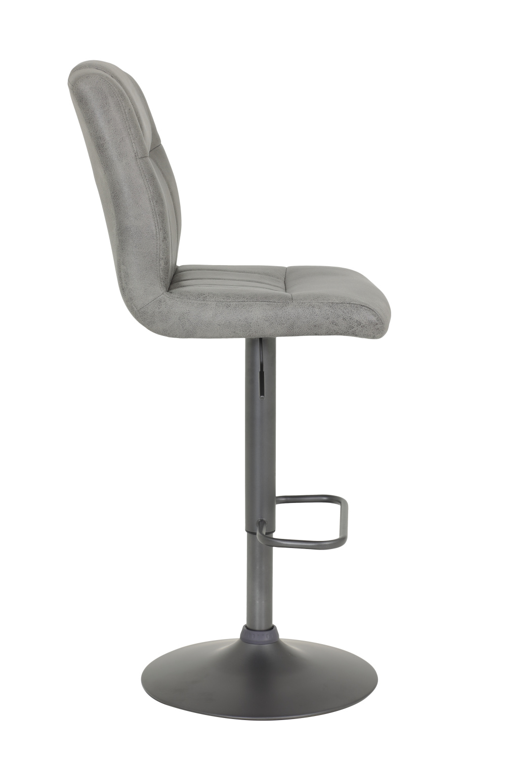 Стул барный "Elke H" вращающийся (Цвет СЕРЫЙ 50 / СЕРЫЙ, Артикул 920587 50, Размер 430 мм * 565 мм * 1020 - 1230 мм)