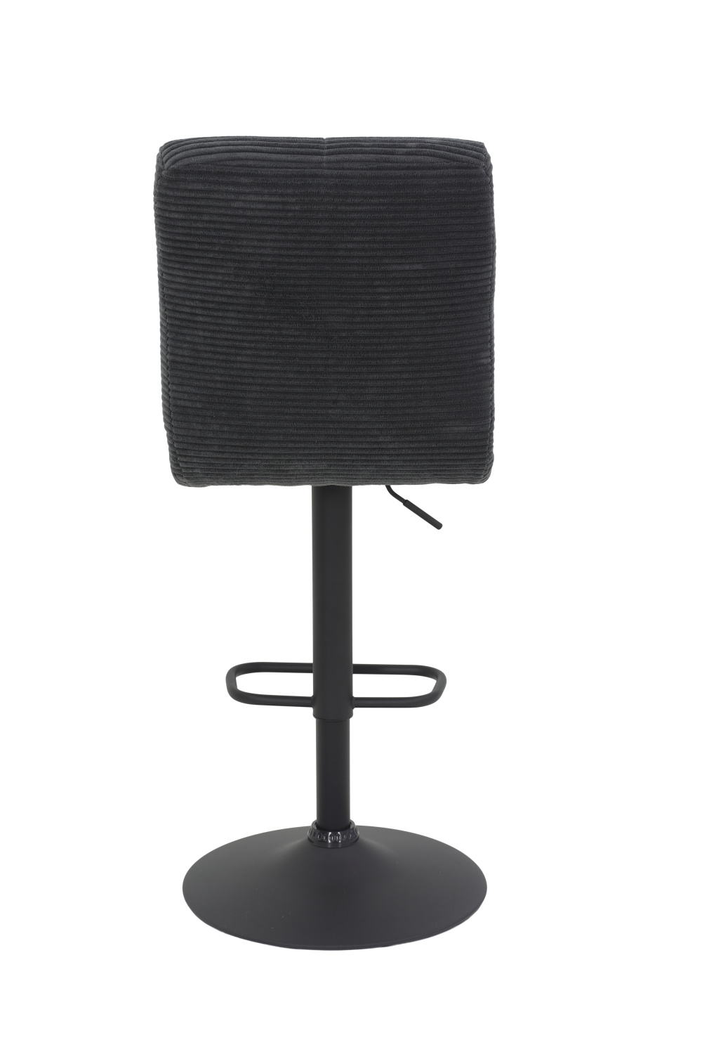 Стул барный Leni I H поворотный 360° (АНТРАЦИТ / ЧЕРНЫЙ. Ш 440 * Г590 * В 1020-1240 мм)