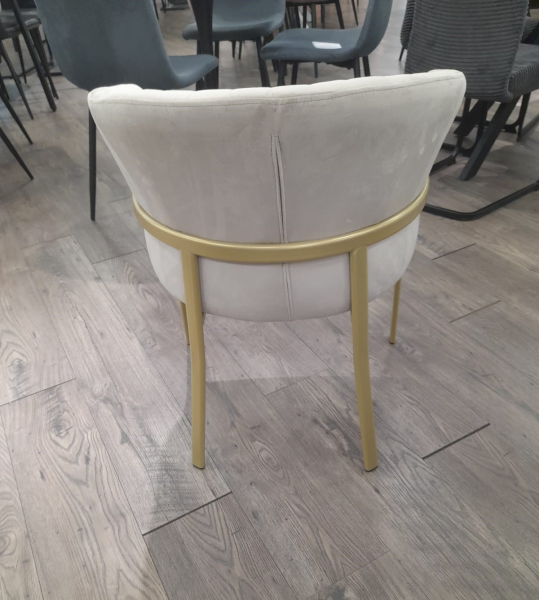 Стул обеденный TW-1034 (CAIDU 300-5/  МЕТАЛЛ GOLDEN P.C. Размер Г 520* Ш620 * В 840* ВС 480)