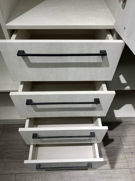 Шкаф "Премиум" Шелковый камень. 4500*530*2350