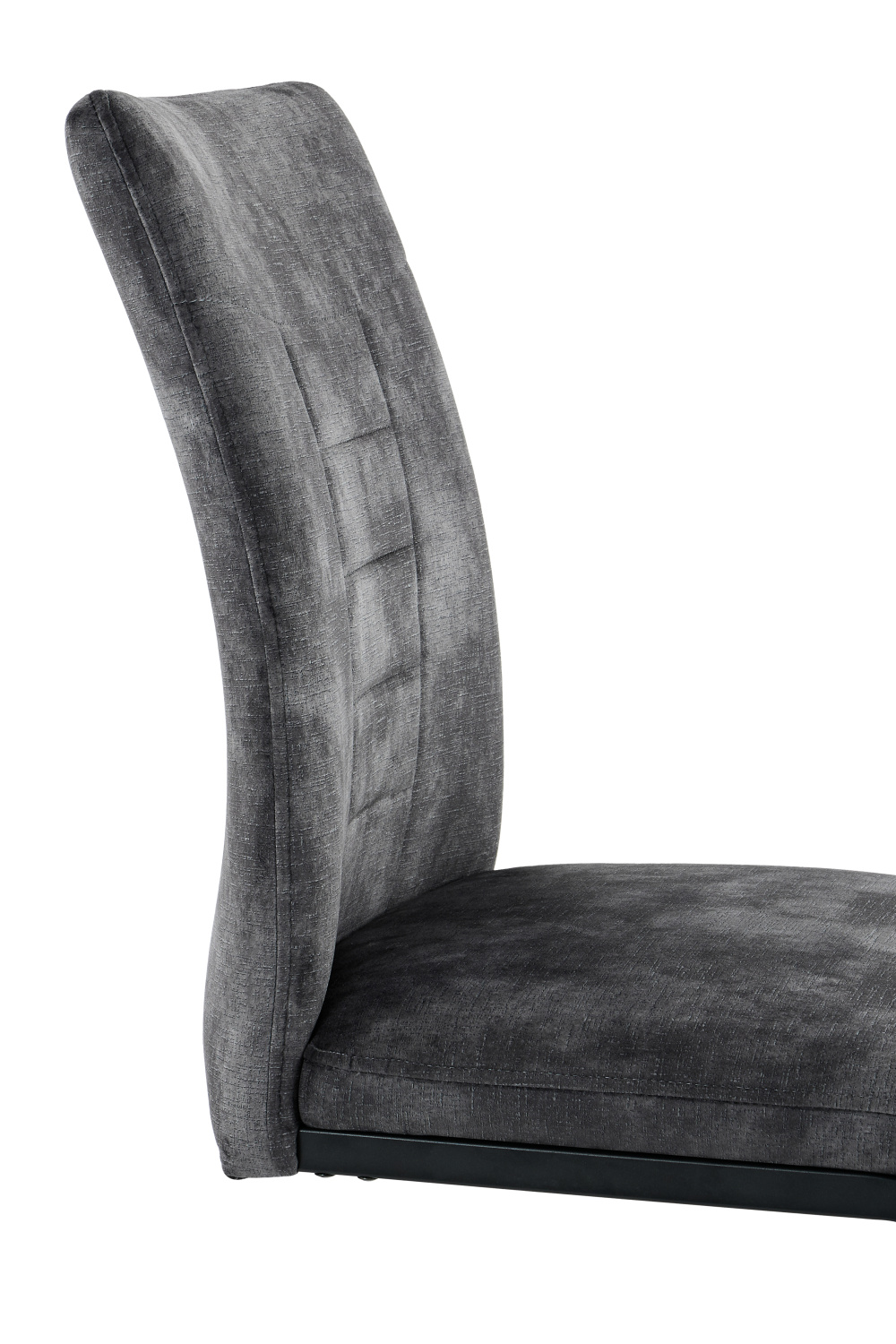 Стул кухонный Gela S XL балансирующий (ВИНТАЖНЫЙ АНТРАЦИТ / ЧЕРНЫЙ. В 980 * Ш 490 * Г 470 мм)