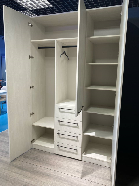 Шкаф "Премиум" Шелковый камень. 4500*530*2350