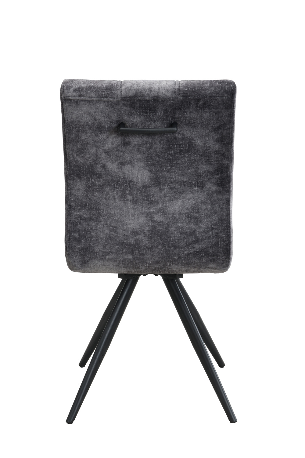 Стул поворотный PORTO S 360° (ВИНТАЖНЫЙ АНТРАЦИТ / ЧЕРНЫЙ. Ш 445* Г 650 * В 905 мм)